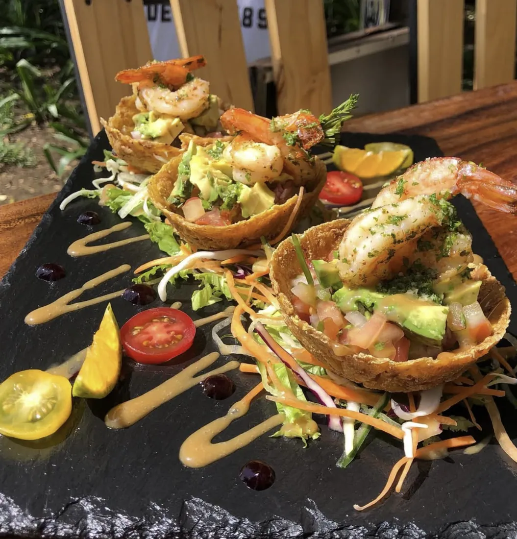 Shrimp patacones